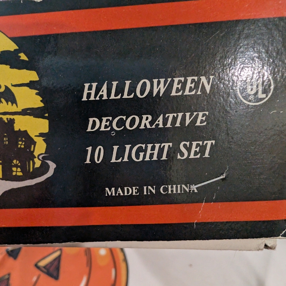 Vintage Jack-o'-lantern Halloween Lights - Picture 9 of 10